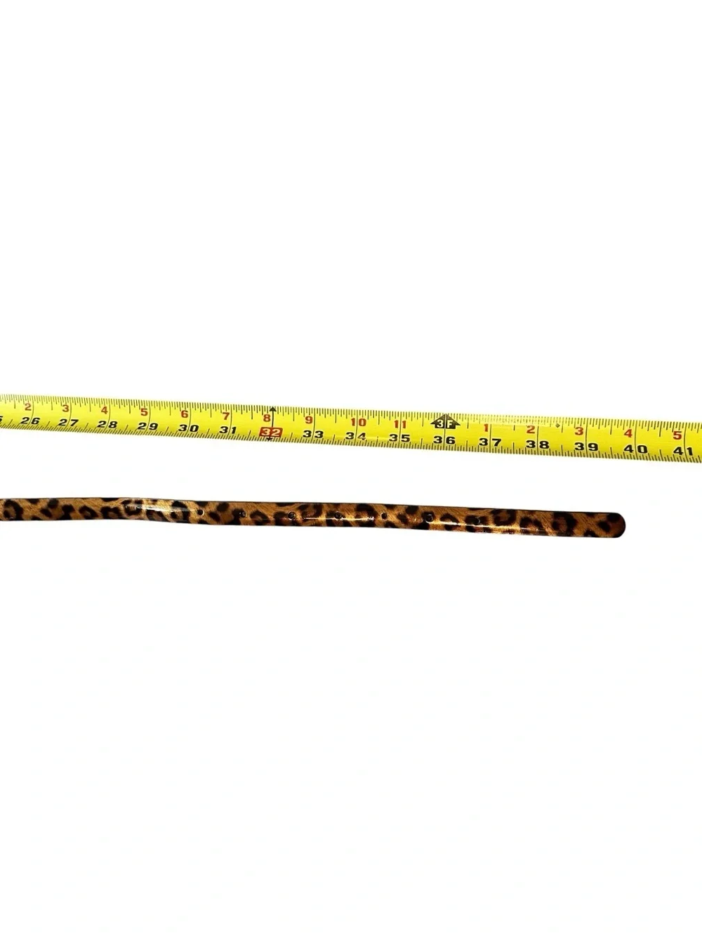 THE LIMITED Set Of Two Size Small Skinny Belts Leopard & Black